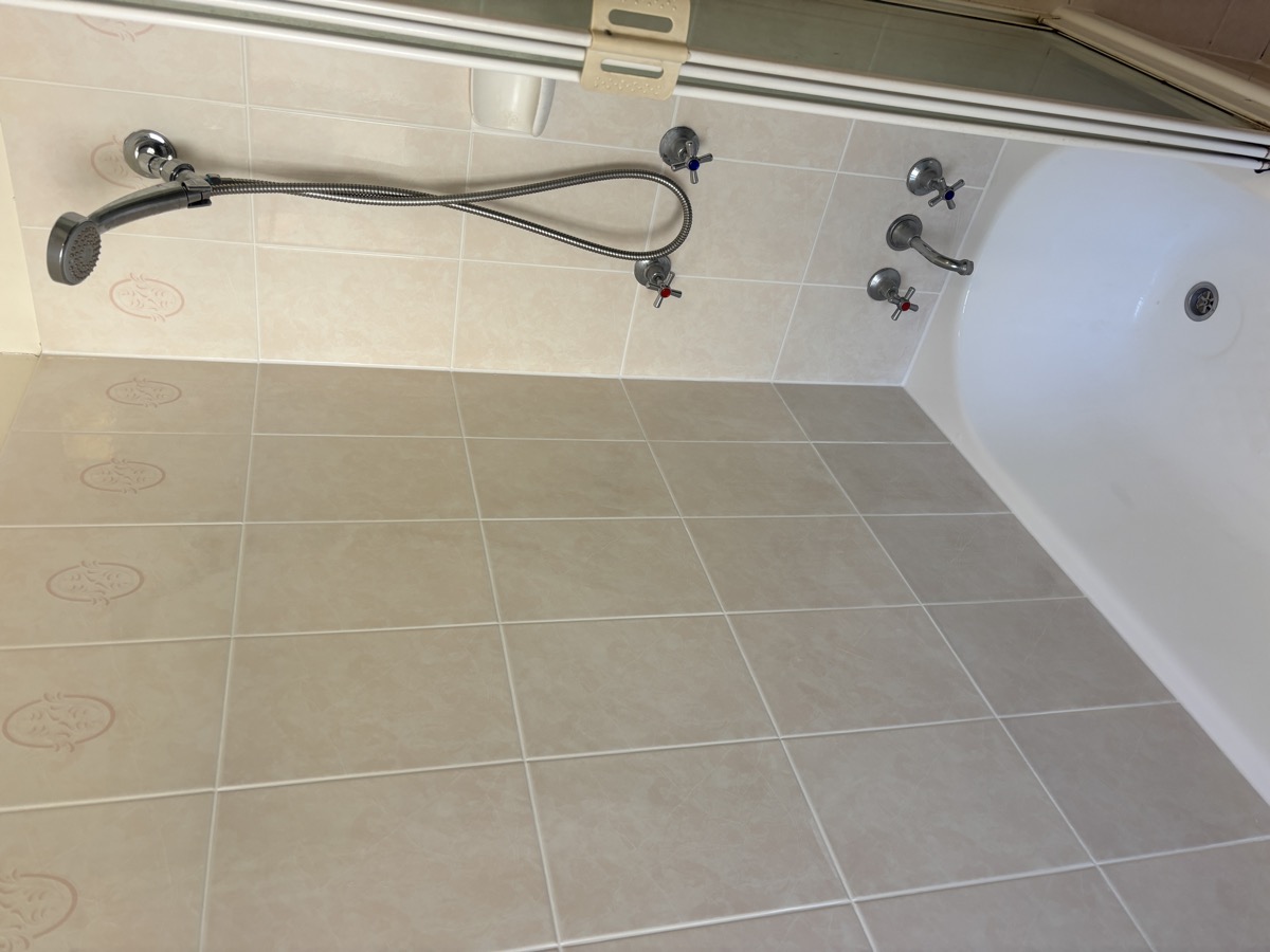 Shower over bath resealing